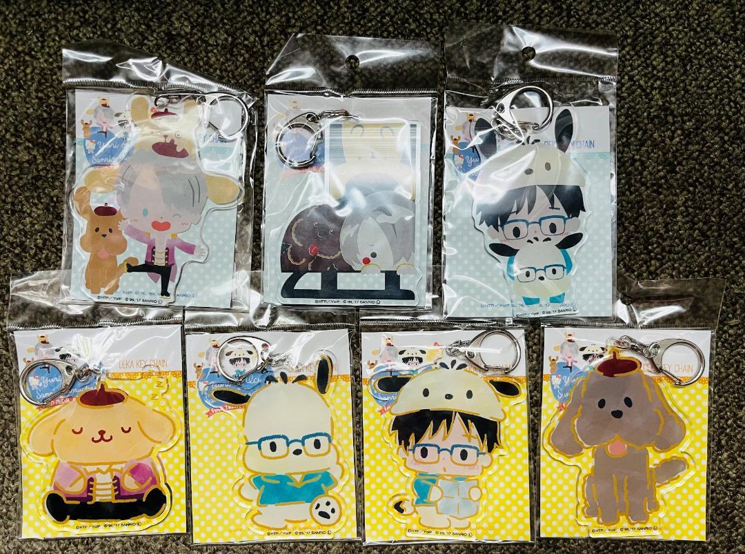 

[Б/У] Юрий!!! on ICE Персонажи Sanrio 7 штук