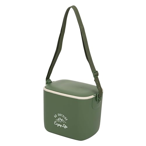 Kapitän Hirsch (Kapitän Hirsch) Mini Kühlbox, 5,6 l Fassungsvermögen, mit Schultergurt, Olive, Monte (UE-91)