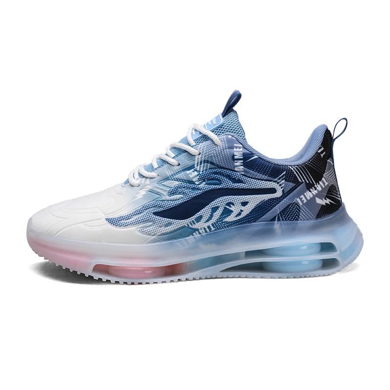 

Fashi Trend Men s Women s Sports Running Shoes Cushi Breathable College Students Walking Jogging Casual Sneakers 45 синій