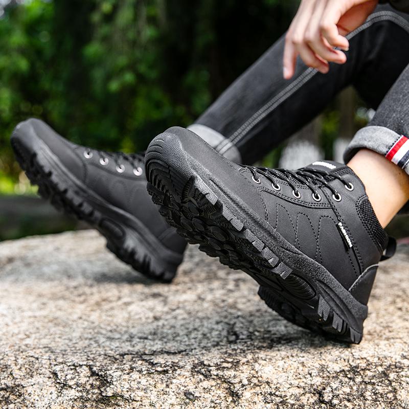 Men Boots Outdoor Hiking Shoes for Men Mountain Boots Non-slip Sneakers Work Shoes