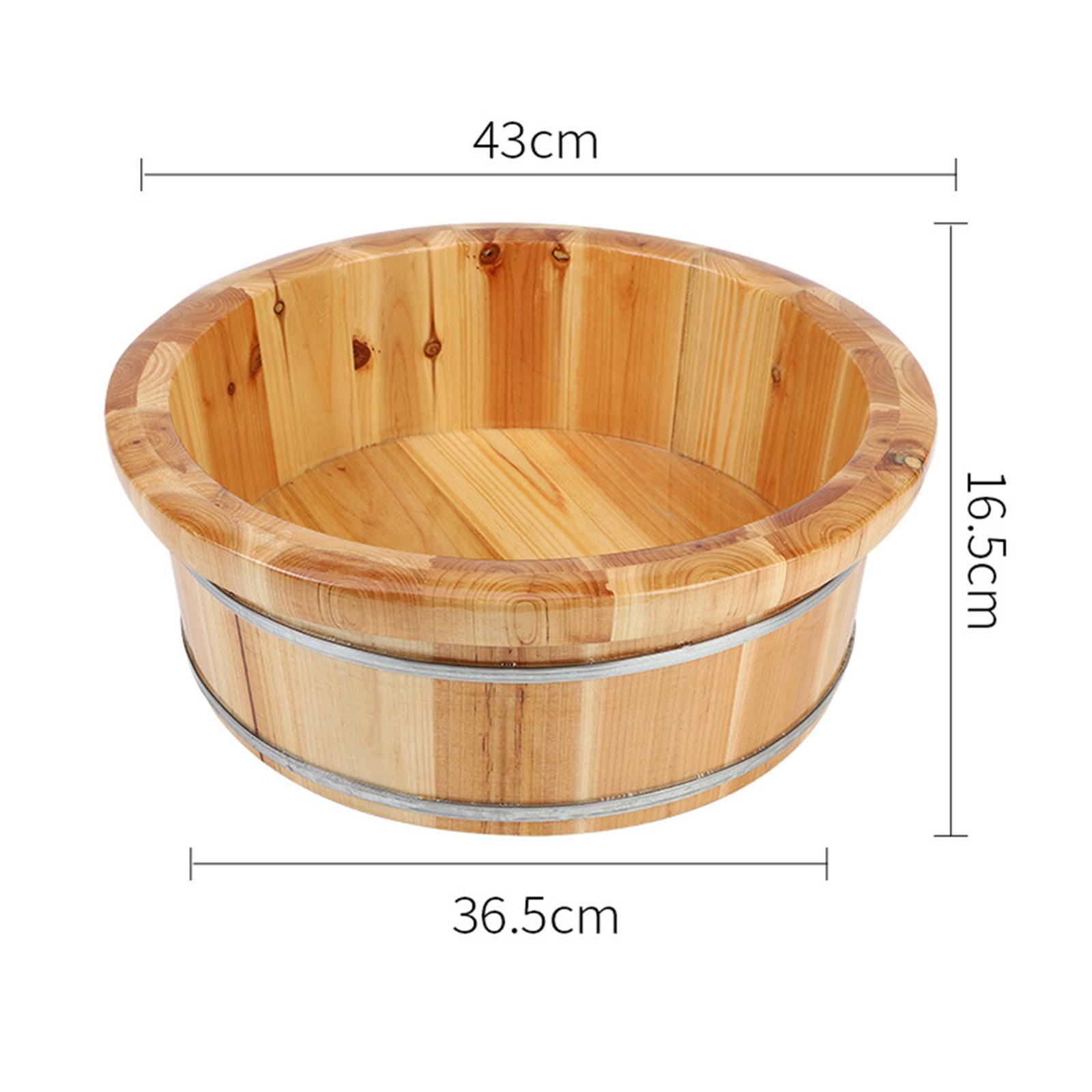 Foot Bath Bucket, Wooden Tub, Wash