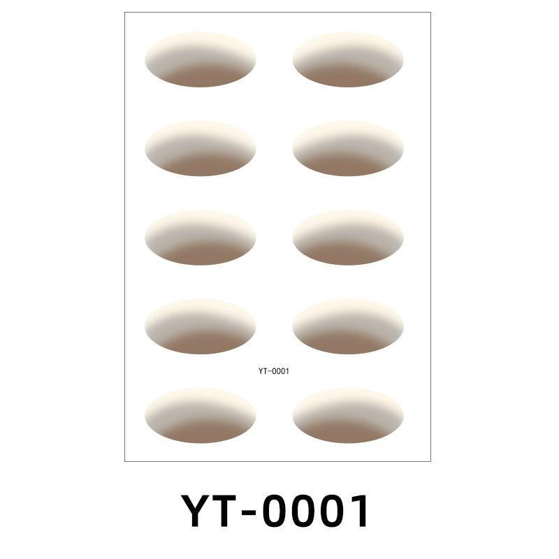 Øyenskyggeklistremerke Midlertidig tatoveringsklistremerke Øyesminke Svettesikker Vanntett Sminke Ansiktsklistremerke Fest Fest Øyelokksklistremerke Tatovering