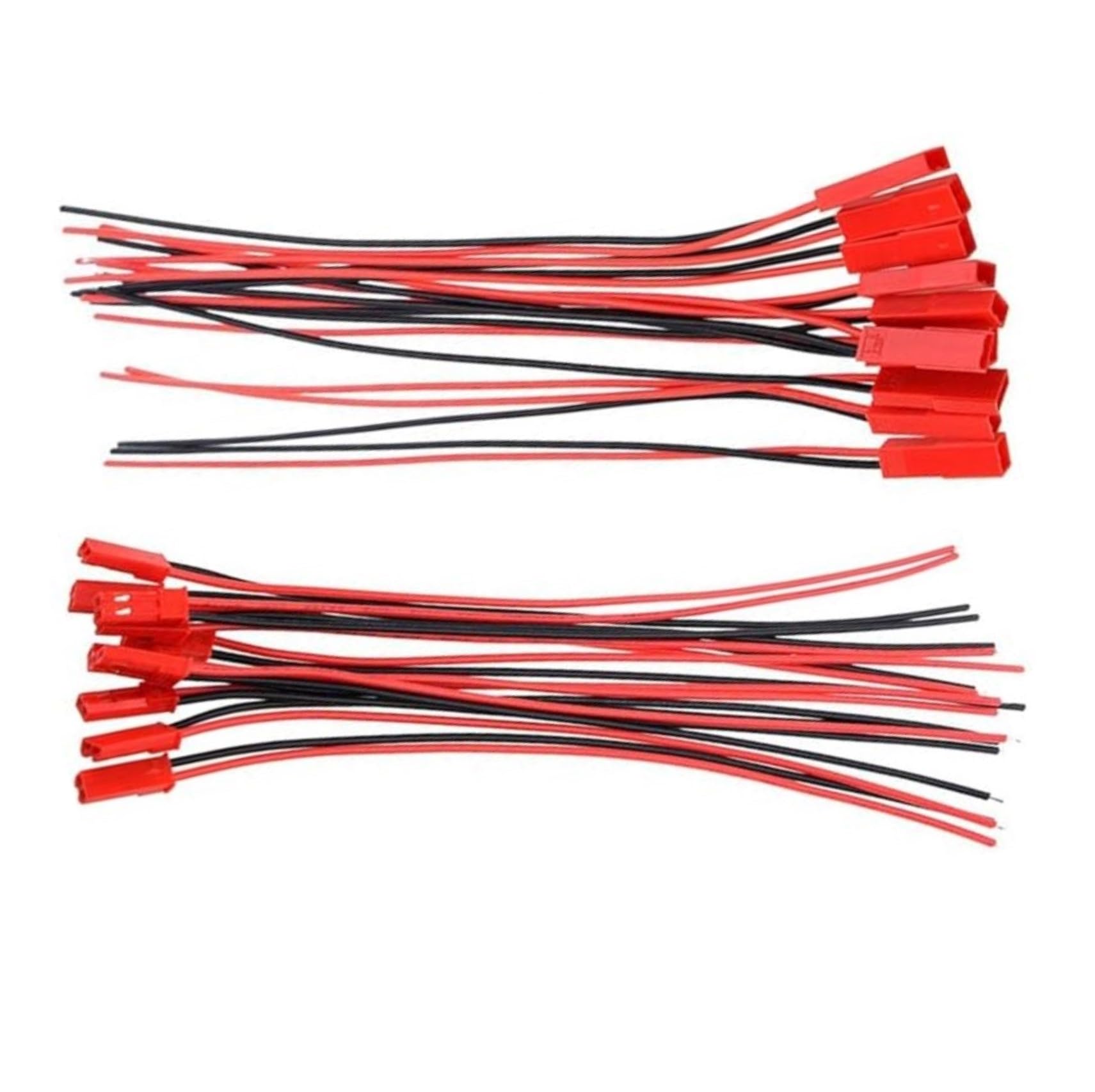 

Big Hashi JST XH 2-Pin Male and Female Plug Connector Cable 2.0mm 10 Pairs Terminal Wire RC DIY Battery