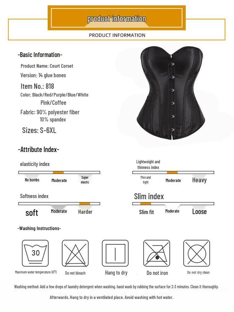 Sexy Tummy Control Waist Cincher Bodysuit Shapewear Corset