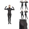 Breathable Black Widow Costume Full Body Zentai Suit For Stylish Superheroes