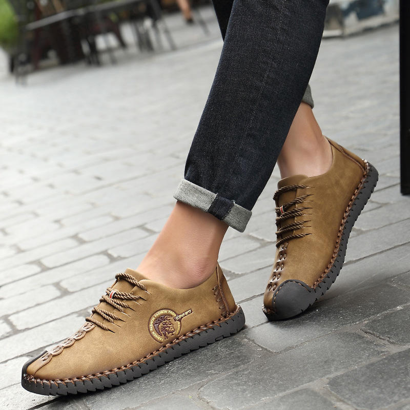 

Classic Casual Shoes Men Loafers Comfortable Moccasins Men Flats Shoes Plus Size