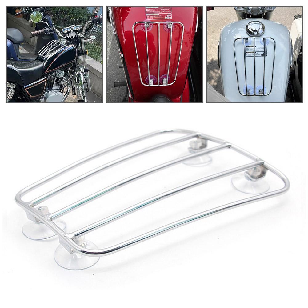 Motorcycle Suction Cups Fuel Gas Tank Luggage Rack Aero Parcel Rack For Bonneville Thruxton CB1100 Universa