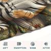 1Pc Sleepinganimals Print Flannel Blanket, High quality Comfortable for All Seasons, Home Decor, Warmth and Comfort, Perfect for Christmas Gifts