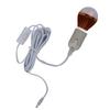 12V LED Bulb E27 Solar Bulb E27 Ball Bulb Spiral LED Solar White Light Camping Tent 12V 5 Watt 3 Meter DC Cable