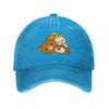 Washed Baseball Cap Rilakkuma Summer Trucker Hat For Women Unisex friends Design Print Outdoor Sport Sun Snapback Cap
