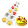 Fondant Silicone Mold Semi-Round Pearl Cake  Semi-Round Ball Chocolate Cake Mold Epoxy Mold Baking Tools Cake Decoration