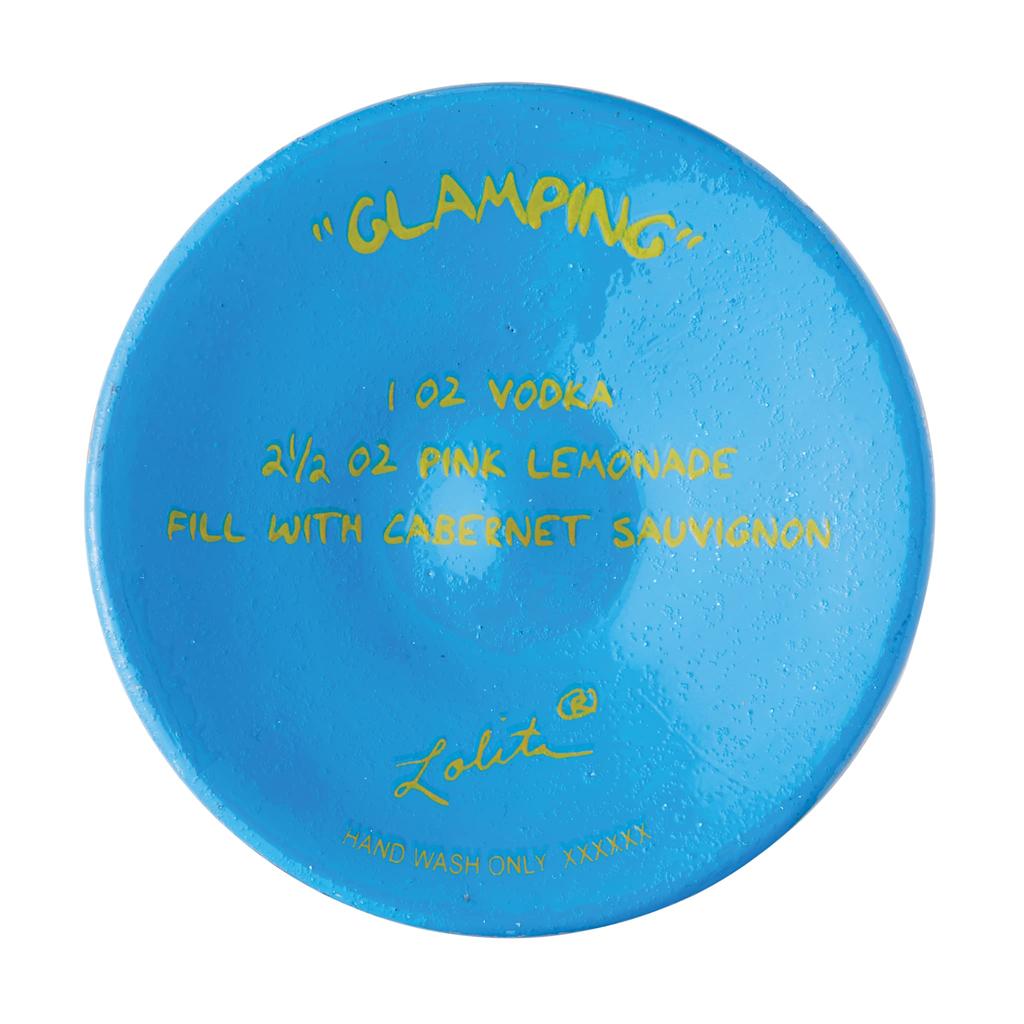 enesco Lolita Wine Glass Glamping 6010893