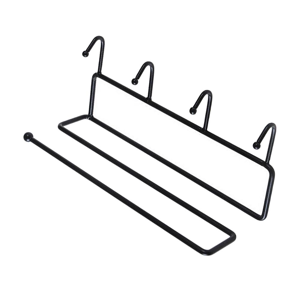 Seamless Sticker Versatile Rack Storage Hanger Hook Holder traceless Black