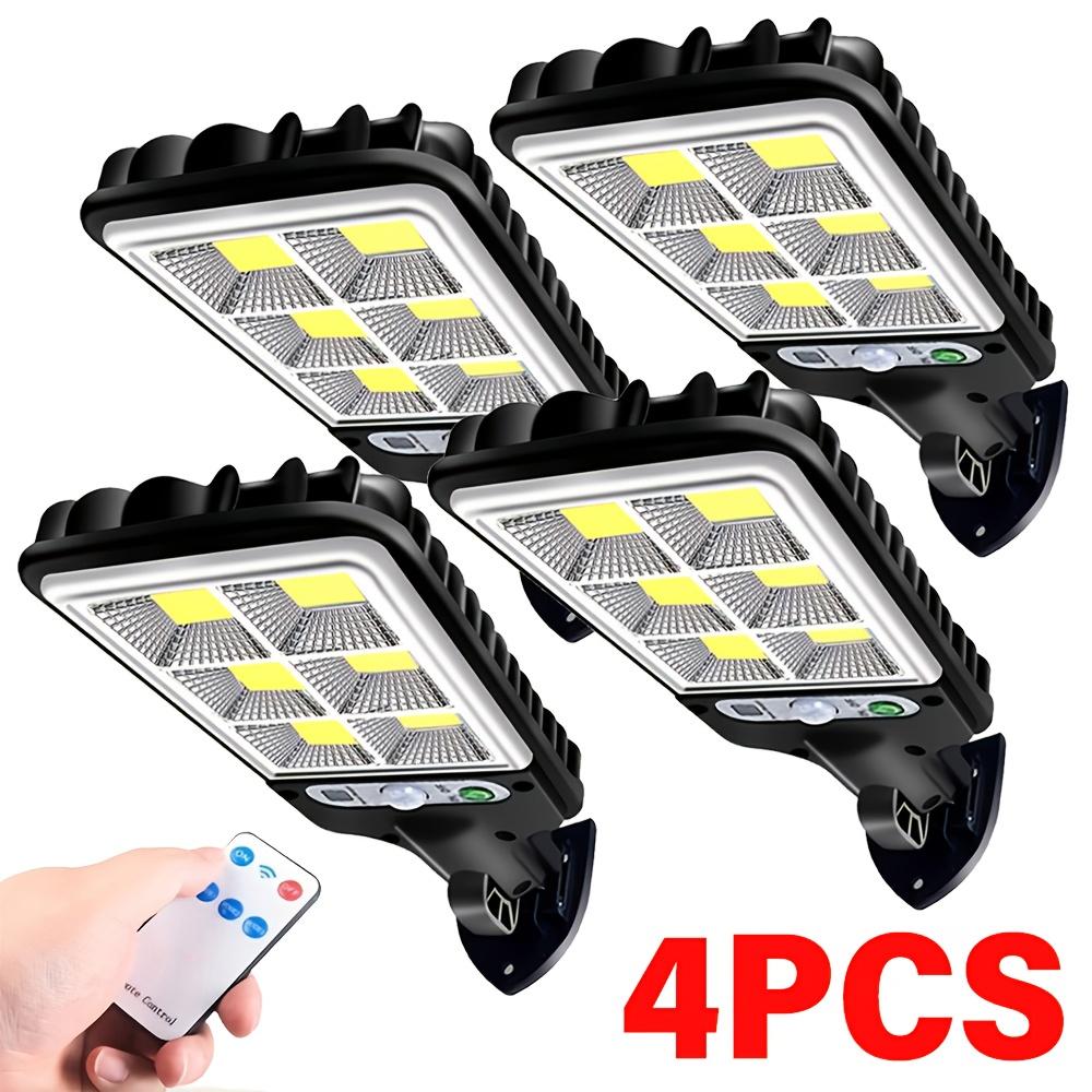 Motion-sensing solar floodlight with remote control, 3 lighting modes, smart super-bright LED street light