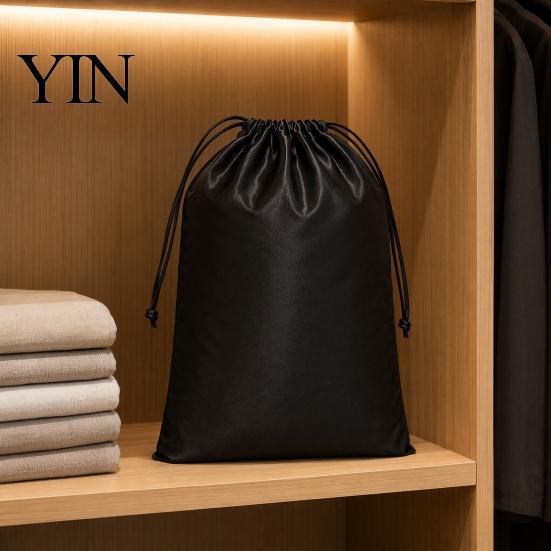 Dust Bag for Handbags Cover Bag, Drawstring Design Satin Storage Pouch, Large Capacity Travel Organizer Portable Luxury Protection And