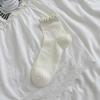 Spring Summer Cotton Ruffle Ankle Socks Lolita  Girls Cute Kawaii Stockings Breathable Thin Loose Middle Tube Socks Japanese Sox