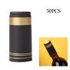 50pcs Wine Bottle Heat Shrink Capsules Cover Sealing Red Wine Heating Shrinkable Caps Airtight Shrinking Beer Film Wrapping