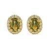 Colorful 12 Month Birthstone Rhinestone Stud Earrings For Women Crystal Ladies Fashion Weddings Banquet Jewelry Accessories