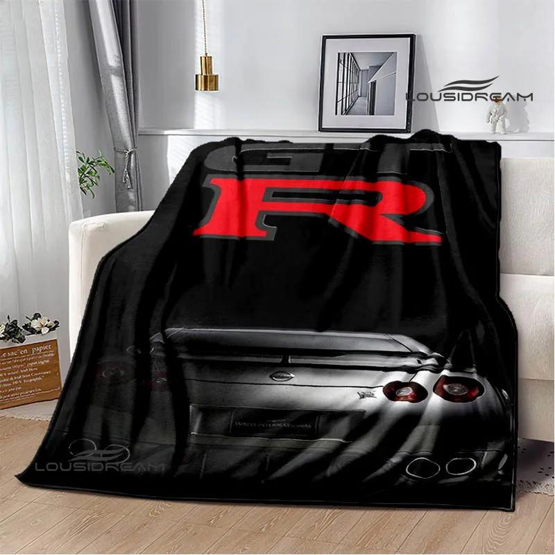 GTR Racing Retro Printed Blankets Warm Blanket Soft and Comfortable Home Travel Bed Blanket Picnic Blanket Birthday Gift