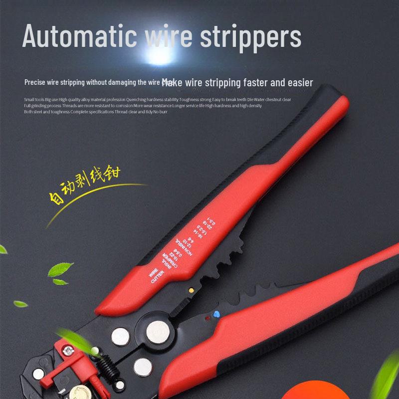 8-Inch Multi-Function Electrician Pliers & Automatic Wire Stripper Toolset
