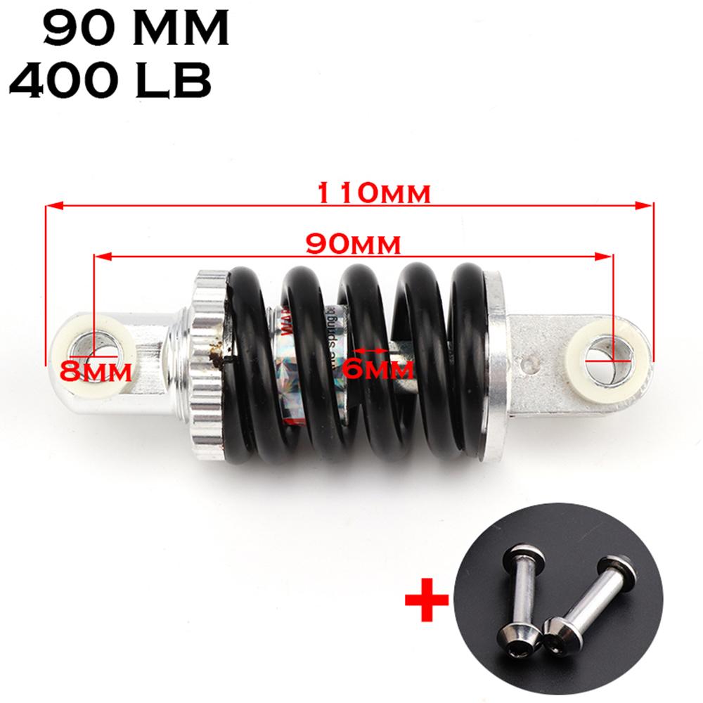 

90/100/115/125/150/170/180/190/200/215MM Rear Suspension Shock For 47cc49CC Super Minimoto ATV Electric Scooter Mini Pocket Bike 90MM-400LB