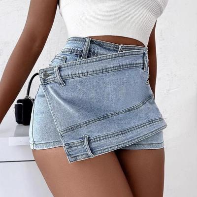 European Princess Style Women's Wide-Leg Denim Jeans 2025