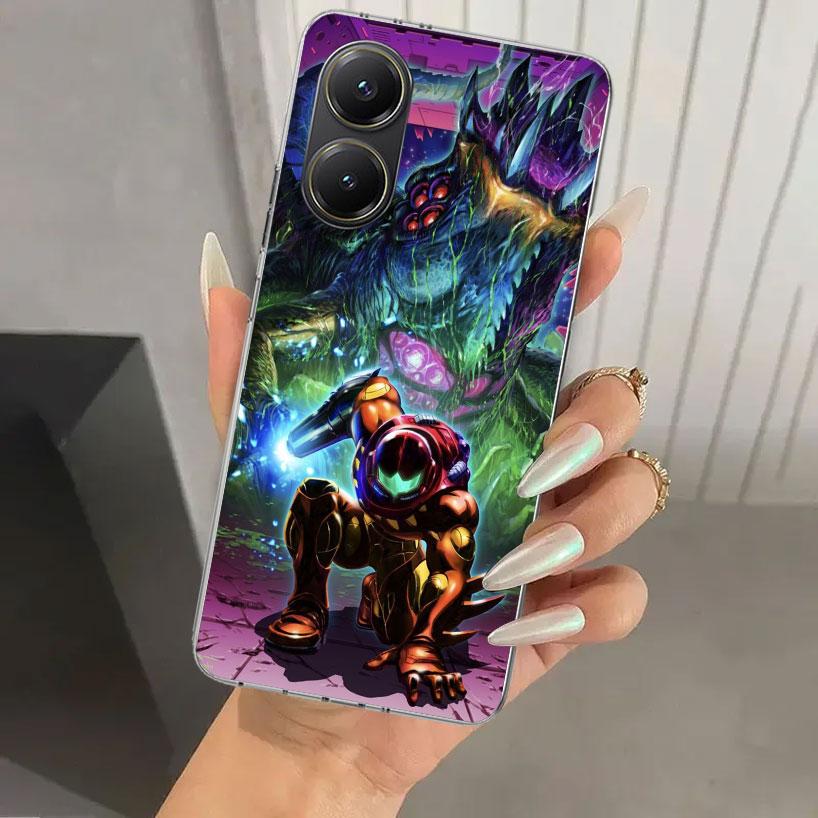 Game M-Metroids Phone Case for Xiaomi Poco X5 X6 X7 Pro F7 Ultra M7 Redmi 15 15C 13 13C 12 12C 10 10A 10C 9 9A 9C 9T Shell Poco