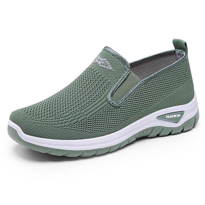 Shoes Women's casual shoes Small single processing Customized lightweight mother shoes Platform single shoes One pedal mesh shoes