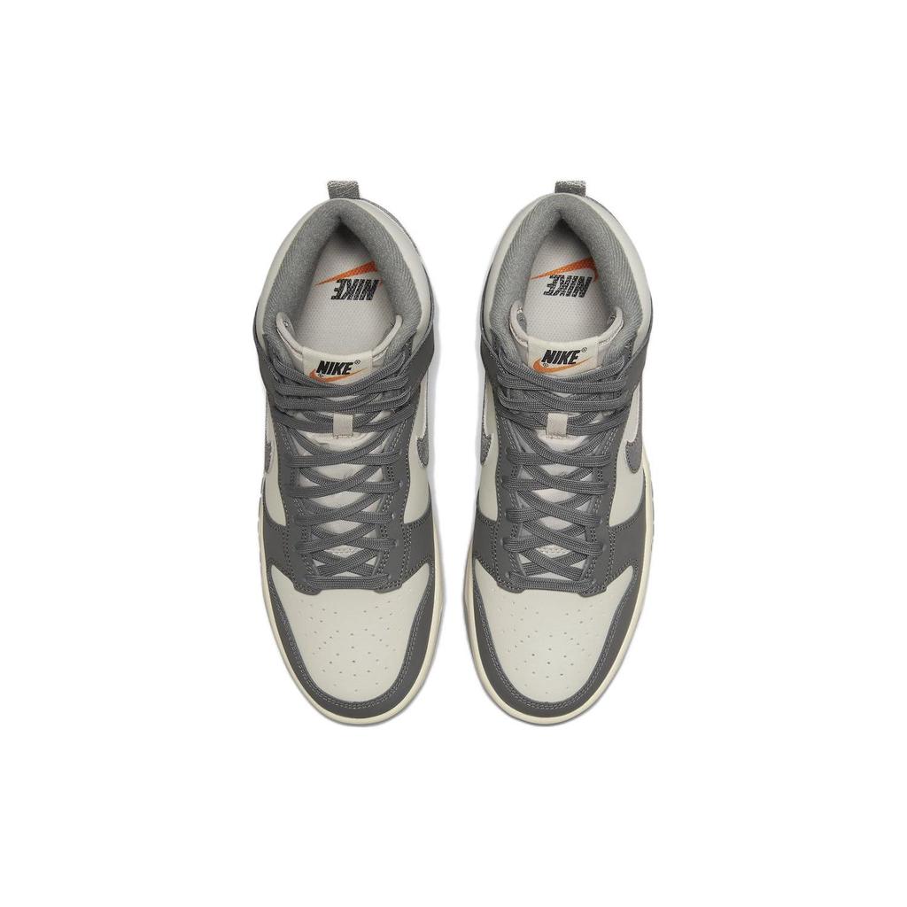Nike Dunk High SE Light Bone Men Sneakers Grey Tumbled-Grey Coconut-Milk DM0582-001
