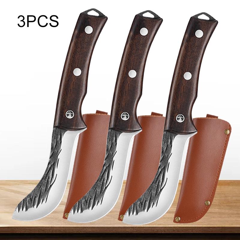 Hand-forged Kitchen Boning Knife Japanese Kitchen Knife Fruit Chef Cutting Knife with Sheath Kitchen Knives and Accessories