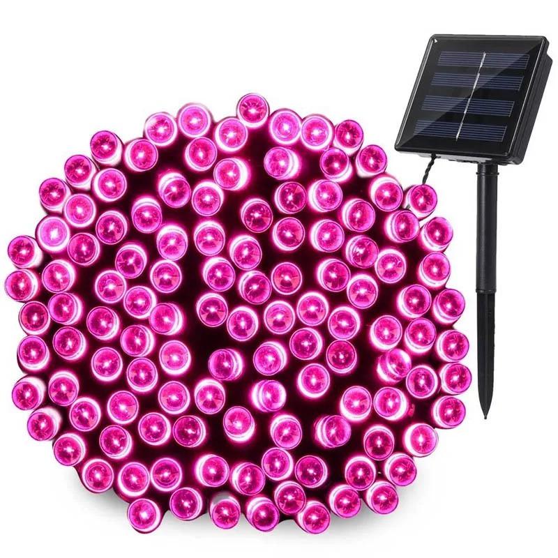 50LED/20LED Solar String Lights Outdoor Waterproof Fairy Lights String 8 Mode for Home Gardens Wedding Party Outdoor Tree Decorations 7m/5m