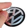 VEMZG1 4PCS 56mm 60mm 65mm Car Wheel Centre Cap Decal Hub Sticker Auto Accessories For VW Polo Passat GTI Bora Rline R Line Golf