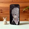 Anime V-Vampire K-Knight Phone Case For iPhone17,16,15,14,13,12Plus,Pro Max,XS,5G Soft Silicone Black Cover