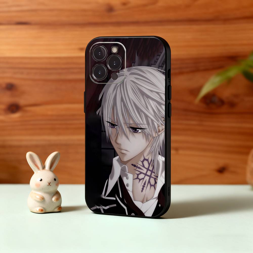 Чехол для телефона Аниме V-Vampire K-Knight Для iPhone17,16,15,14,13,12Plus,Pro Max,XS,5G Мягкий Силиконовый Черный Чехол iPhoneXSMAX