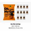 Dosi Gotgan x bibigo Oh My GAT Korean Snack Set (Mini Yakgwa Original + Mini Yakgwa Yuzu + Kimchi Seasoning Popcorn) – 260g