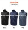 Men's USB Electric Heated Vest for Autumn and Winter