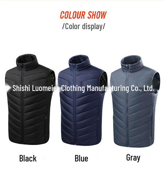 Men's USB Electric Heated Vest for Autumn and Winter