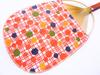 Marugame Uchiwa Dot Lattice Red Polka Dot Bamboo Fan Made with Kyoto Washi Paper Made in Japan [5 Sense] (Polka Pattern)