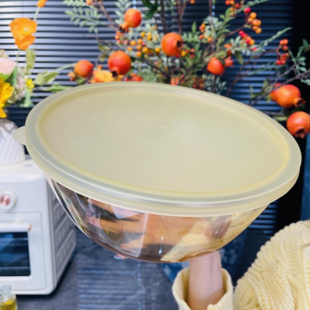 Odměrka do domácnosti z tlustého jantaru, z vysokoteplotního skla