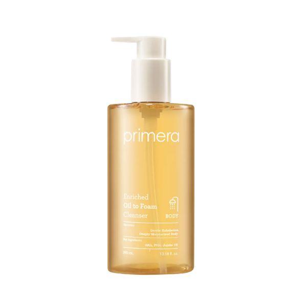 Primera Enriched Body Oil-to-Foam Cleanser Moisturizing Deep Cleansing 390ml