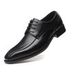 New Designer British Fashion Black Lace Up Pointed Shoes Flat For Men Dress Formal Wedding Prom Oxford Zapatos Hombre