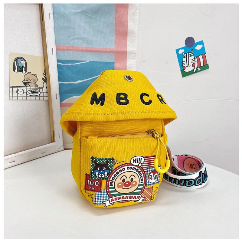 Children s Canvas Crossbody Bag for Kids, Cute Cartoon Chest Pouch for Kindergarten, Birthday Party Favors Gift Bag