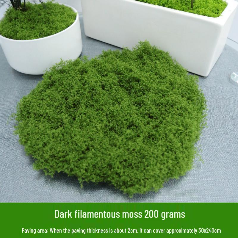 Artificial Moss Turf and Rockery Stones for Horticulture, Landscaping, and Bonsai Decor