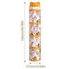 Plush Storage Organizer Toy Tube Stuffed Animal Storage Large Capacity Clear Container with Wheels Stuffy Holder Cute Room Decor