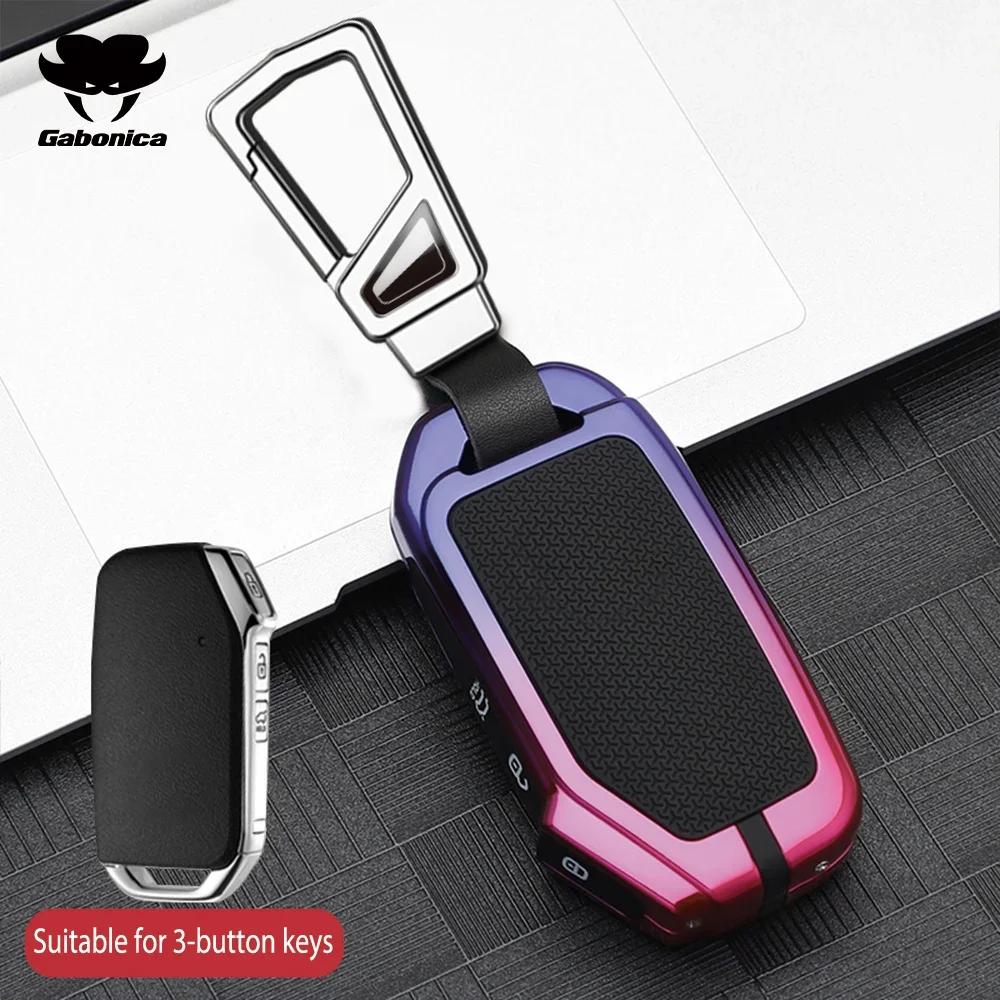 New Zinc Alloy Car Remote Key Case For Kia Sportage Ray Seltos Sorento Soul Telluride Cerato K5 K8 Ceed Forte Niro Smart Keyless