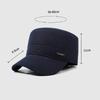 Middle-Aged and Elderly Warm Velvet Hat Autumn Winter Flat Cap Cold-Proof Outdoor Men's Thick Cap
