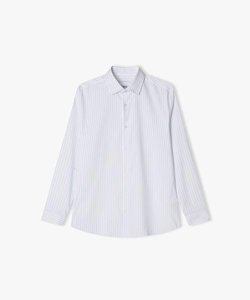 River Классическая [25Ss] Lls31593 Синяя Приталенная Рубашка с Классическим Воротником для Бизнеса 95