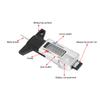 Wheel Thread Depth Gauge 0~25.4mm1in Car Tyre Thread Depth Meter for Multiple PurposeWhite