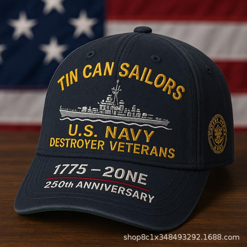 D Digital Printed Baseball Cap US Navy Anniversary Hat Printed Peaked Cap Sun Cap