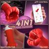 Deep Blowjob Pocket Pussy Pump 4 IN1 Penis Vibrator 9 Modes Training Stroker Toy for Men Women